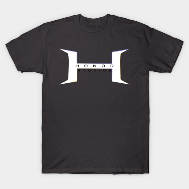 White 'Big H' T-Shirt by HonorStudios Entertainment